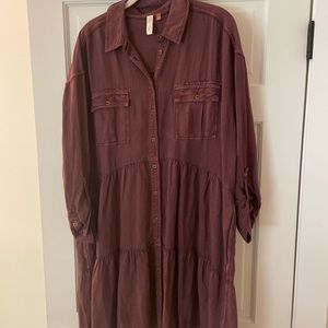 Anthropologie Pilcro tunic dress tiered